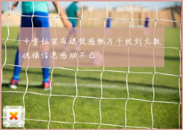 卡索拉宣布退役感慨万千收到无数祝福信息感动不已